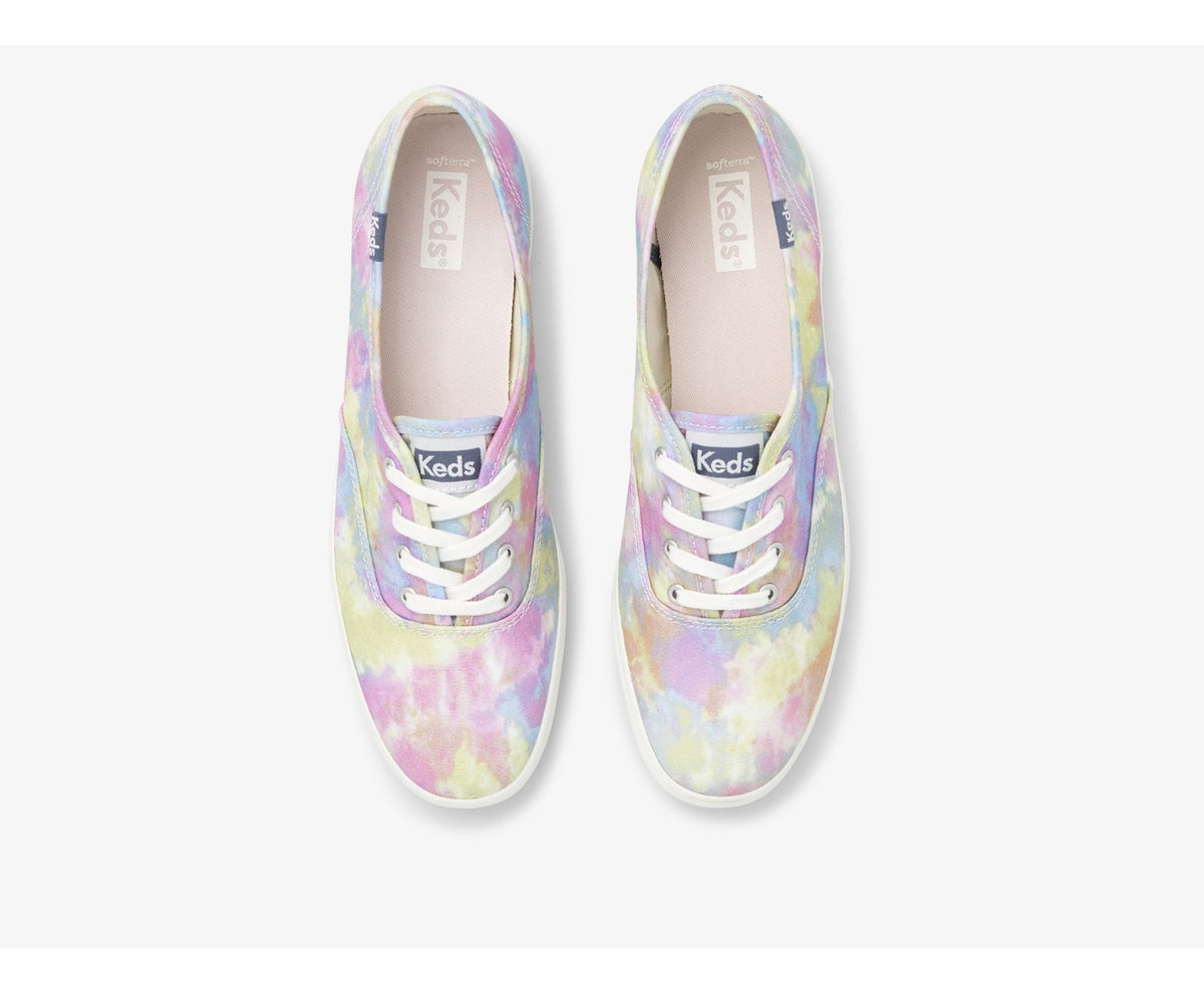 Women Champion Canvas Tie Dye Pink Purple - Keds