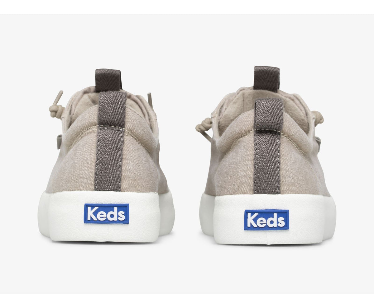 Women Kickback Canvas Washable Grey - Keds