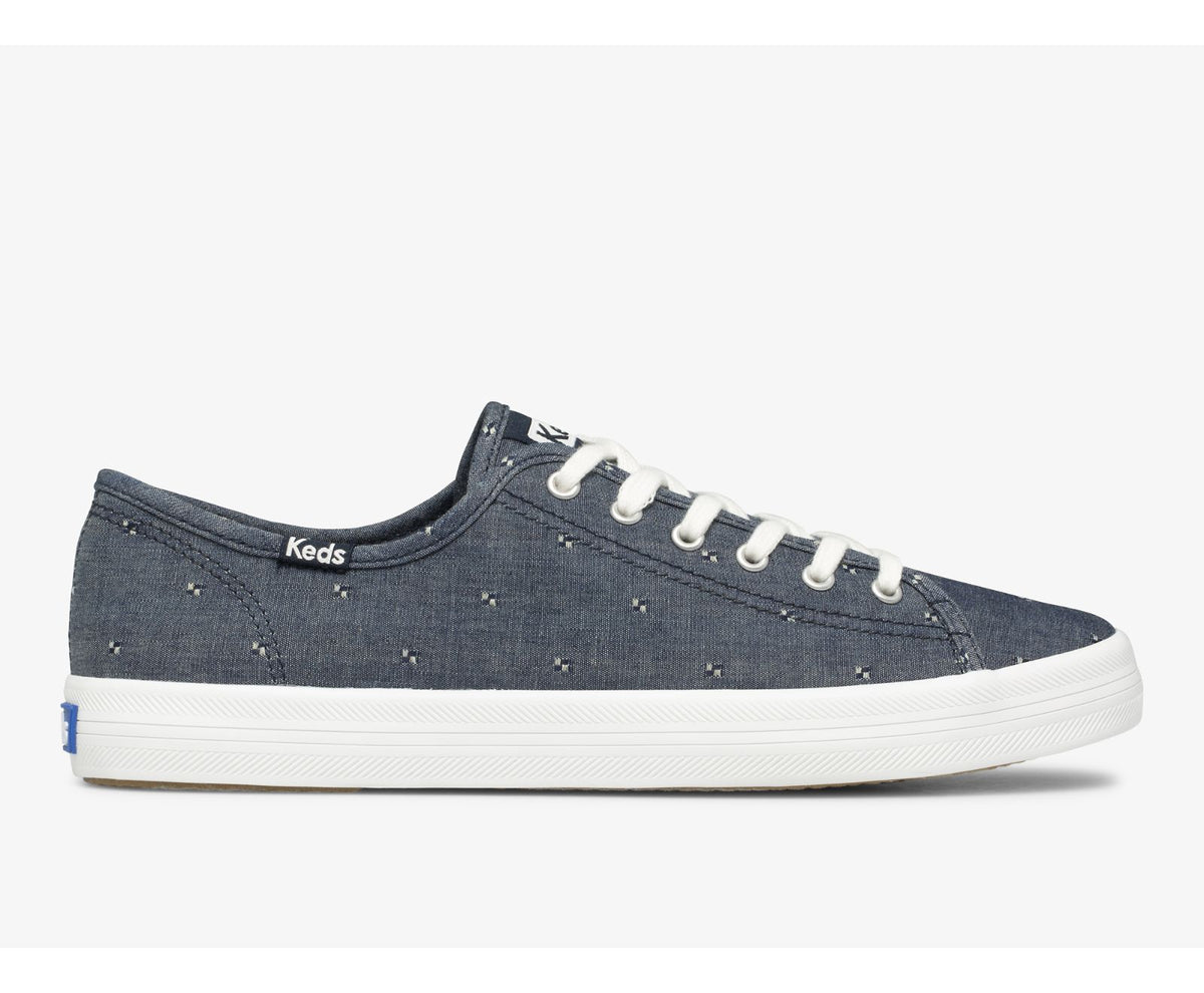 Women Kickstart Dobby Jacquard Navy - Keds