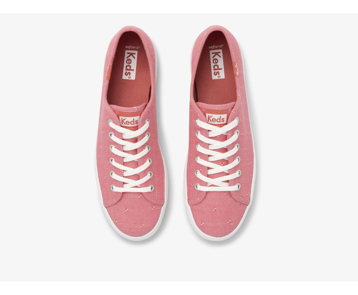 Women Kickstart Dobby Jacquard Red - Keds