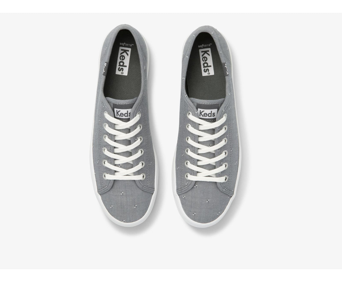 Women Kickstart Dobby Jacquard Grey - Keds
