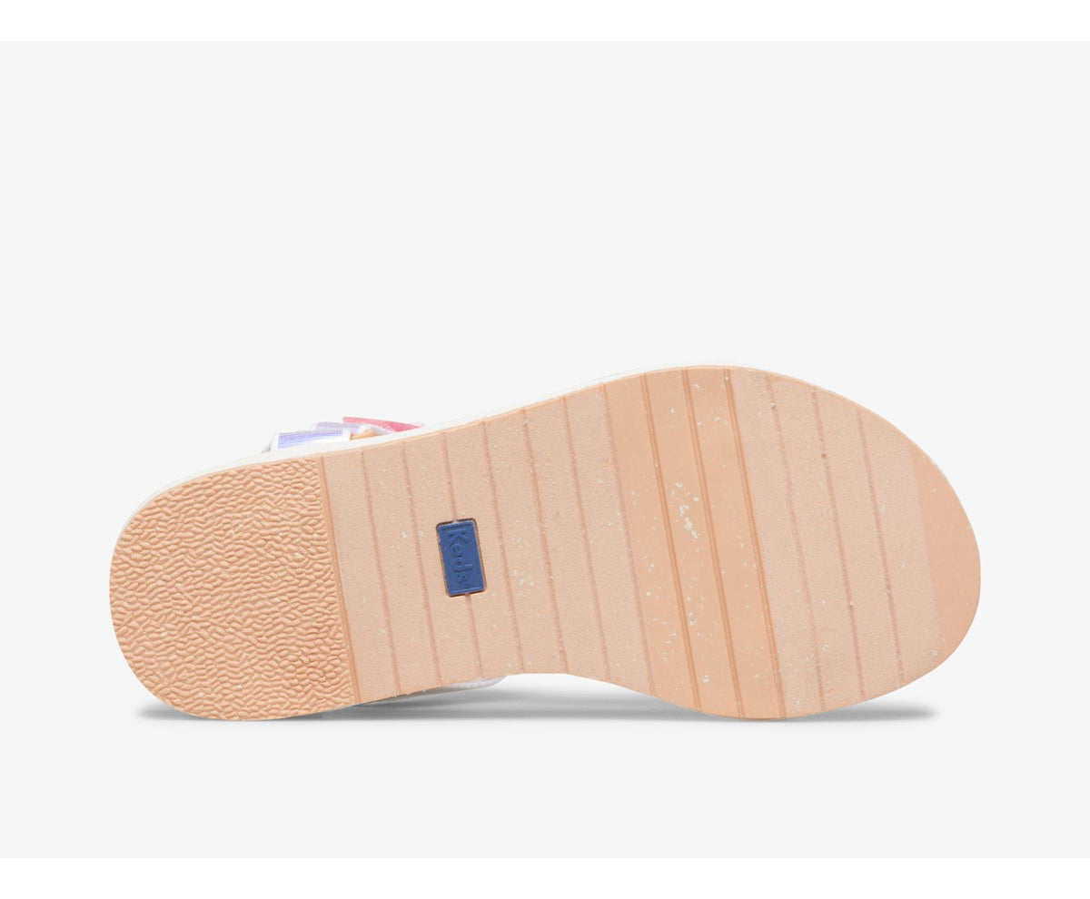 Women Trio Iridescent White Multi - Keds