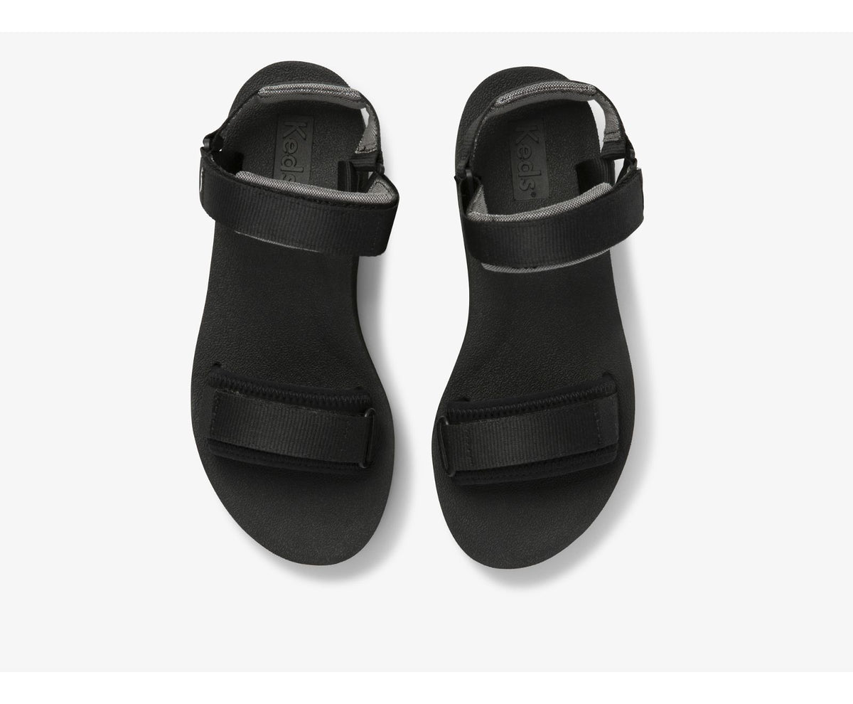 Women Trio Platform Iridescent Black Black - Keds