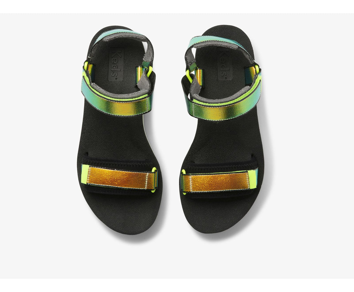 Women Trio Platform Iridescent Multi Black - Keds