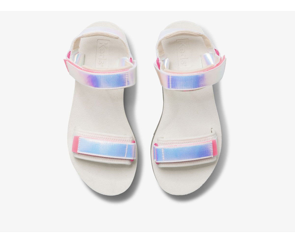 Women Trio Platform Iridescent Multi Pink - Keds