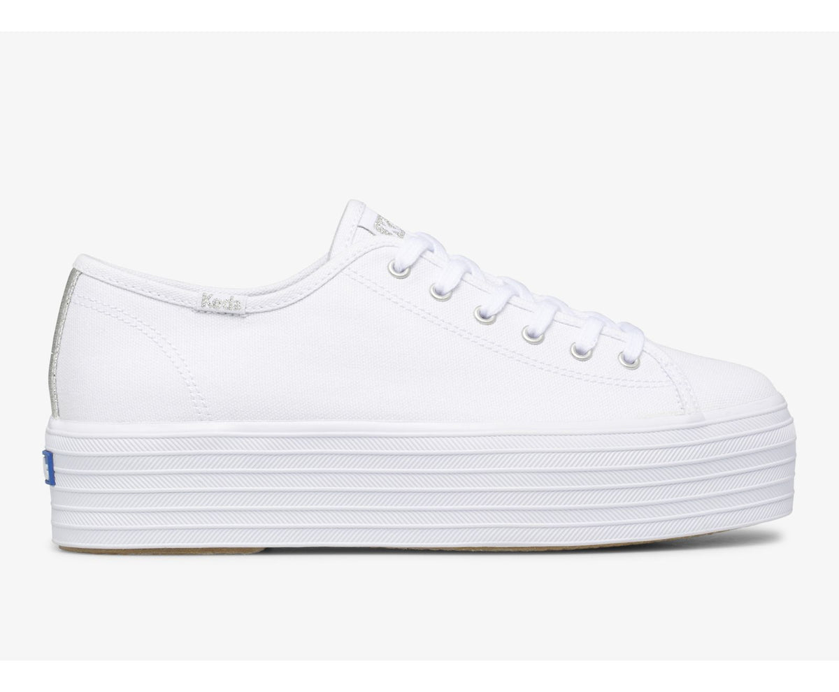 Women Triple Up Canvas White - Keds