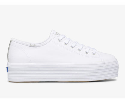 Women Triple Up Canvas White - Keds
