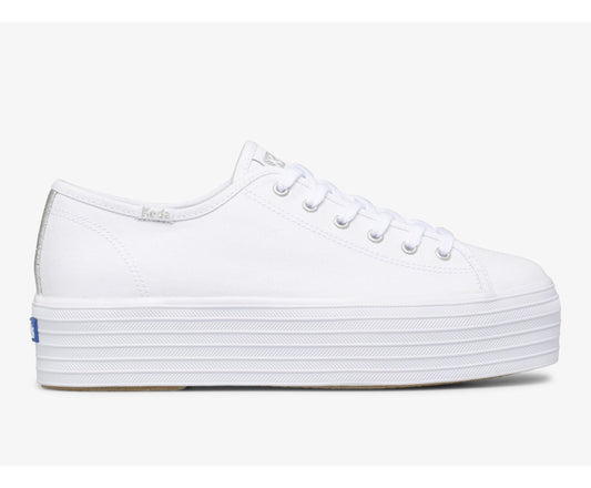 Women Triple Up Canvas White - Keds