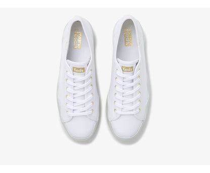 Women Triple Up Canvas Wave Foxing White Multi - Keds
