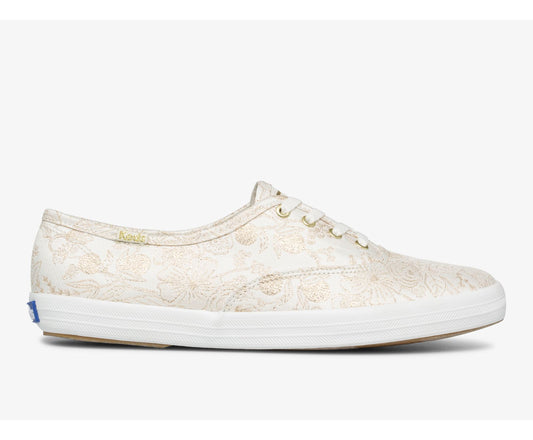 Women Keds x Rifle Paper Co. Champion Colette Jacquard Ivory - Keds