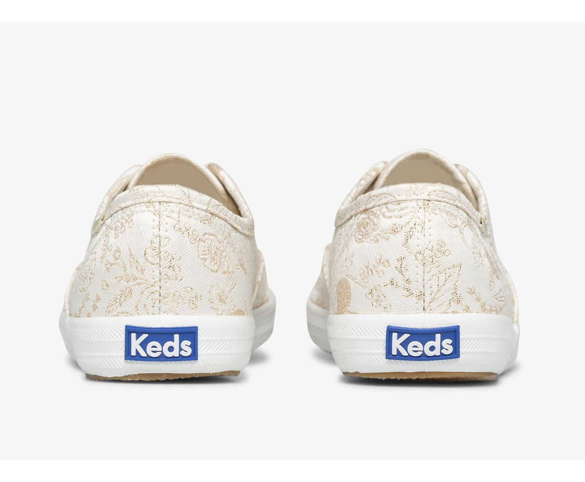 Women Keds x Rifle Paper Co. Champion Colette Jacquard Ivory - Keds
