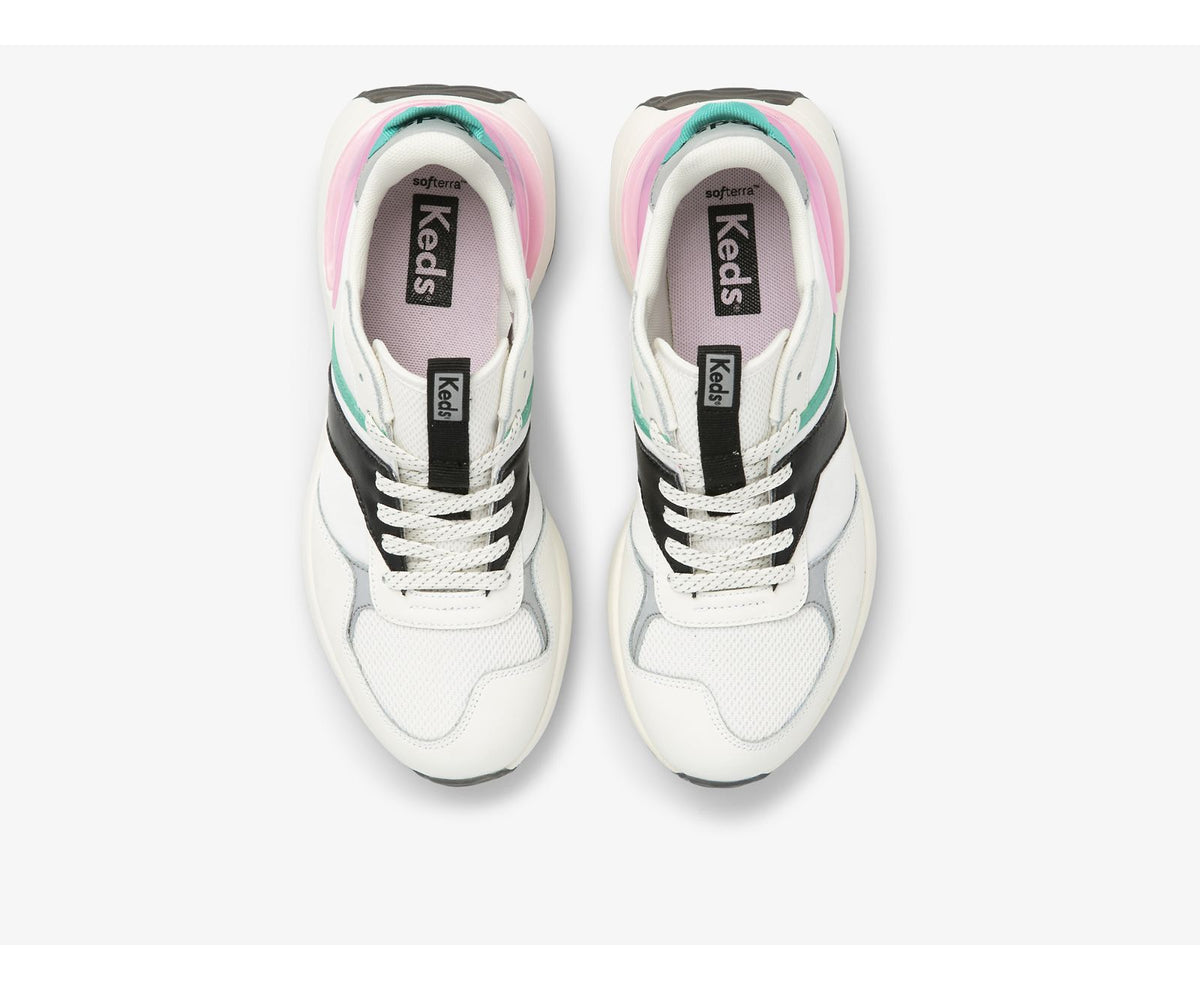 Women Tiasa White Black Pink - Keds