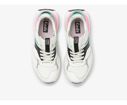 Women Tiasa White Black Pink - Keds