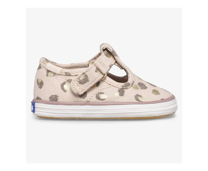 Girls|Boys Little Kid's Champion Lace Toe Cap Tstrap Leopard - Keds