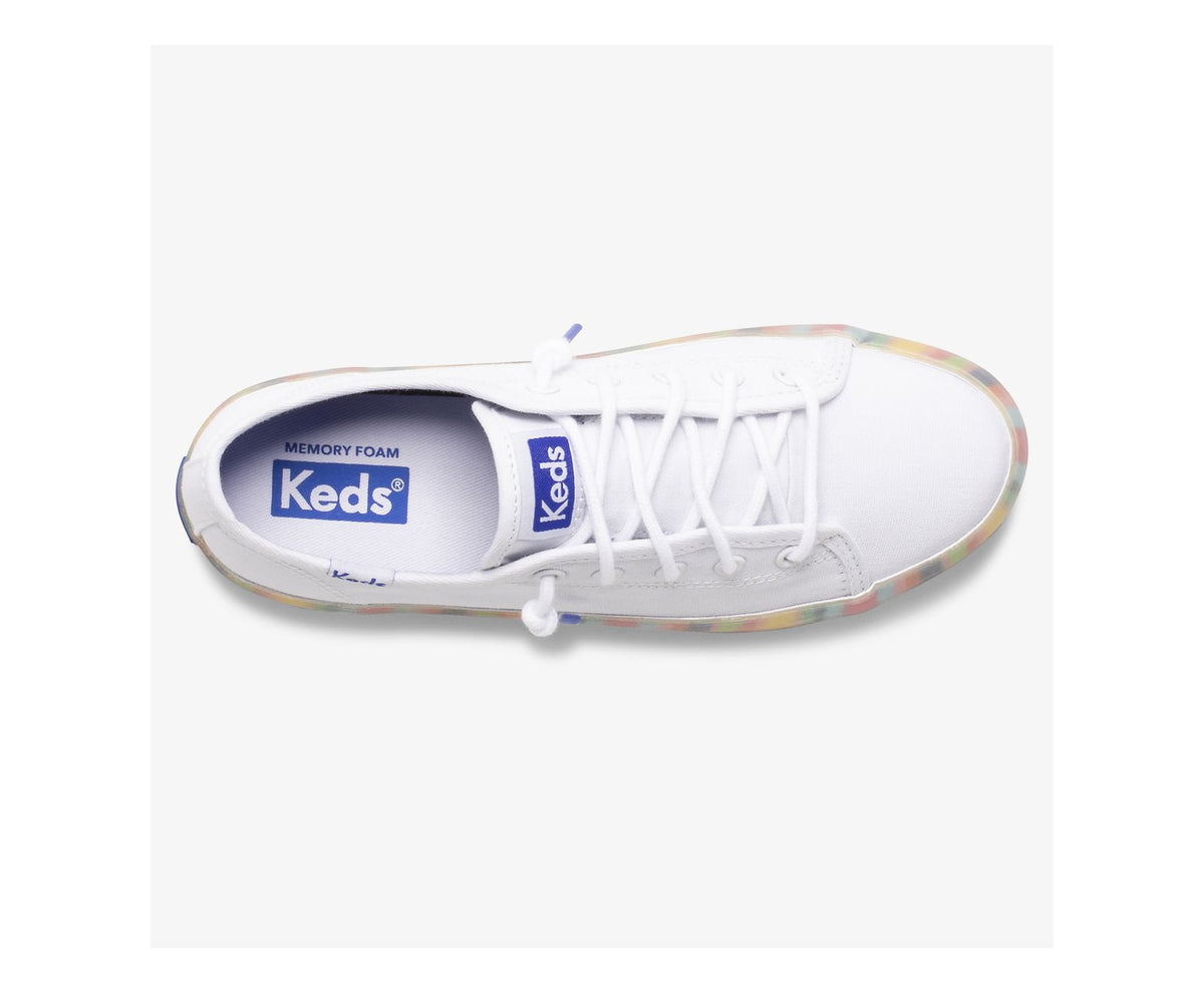 Girls|Boys Big Kid's Kickstart Seasonal White/Multi - Keds