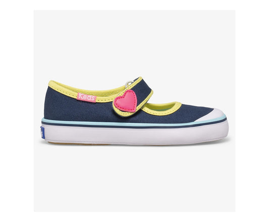 Girls Big Kid's Harper Navy/Multi - Keds