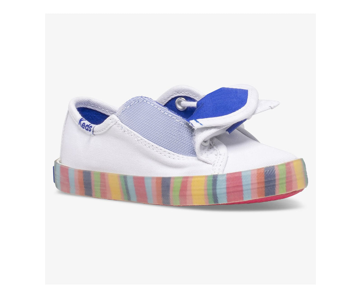 Girls Little Kid's Kickstart Seasonal Jr White/Multi - Keds
