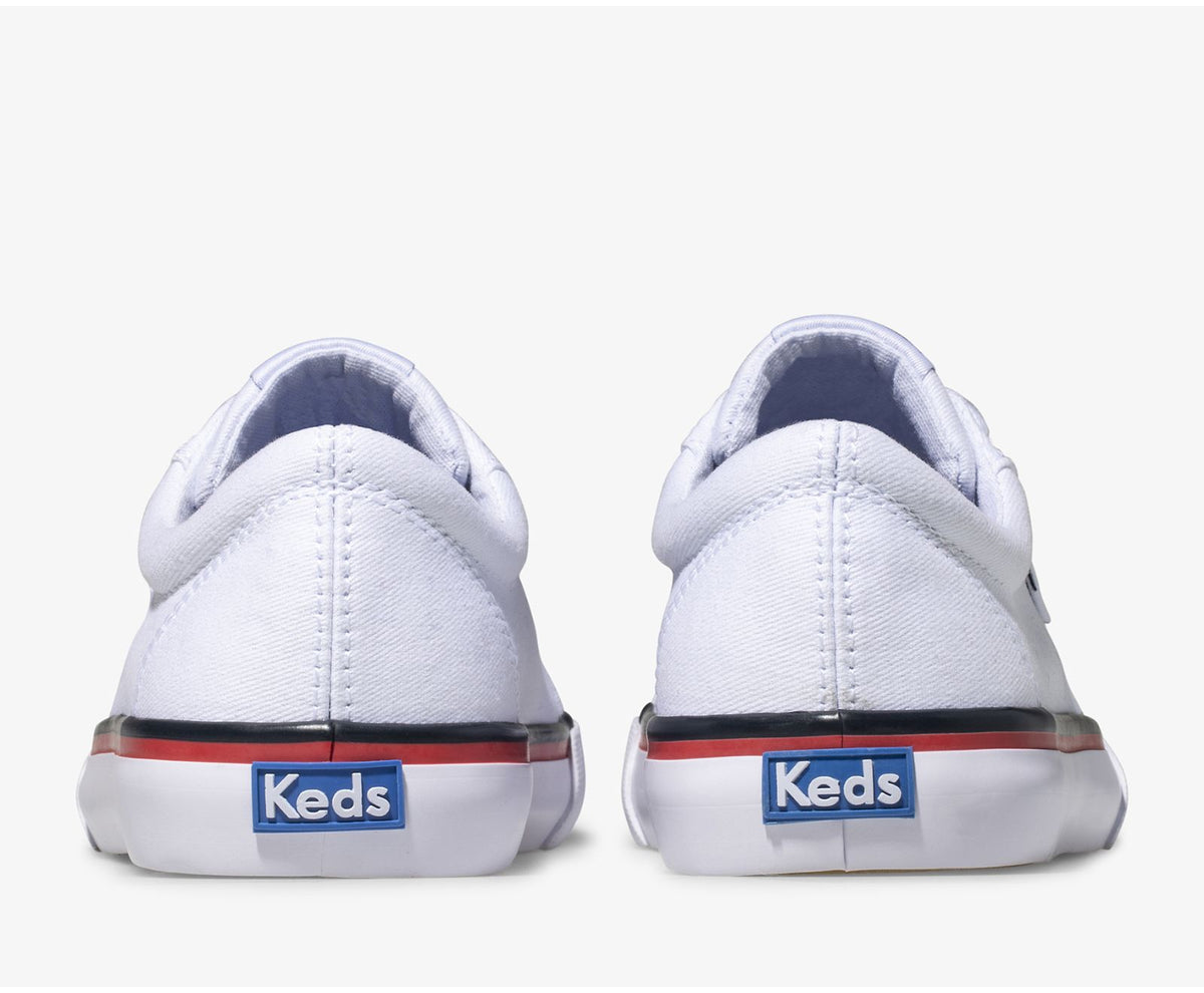 Girls|Boys Big Kid's Jump Kick Canvas White - Keds