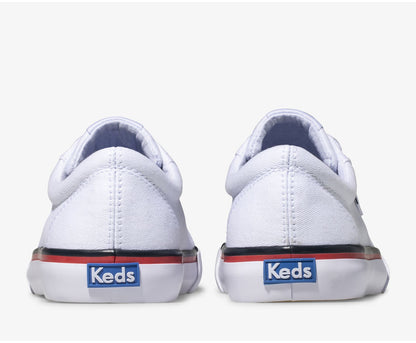 Girls|Boys Big Kid's Jump Kick Canvas White - Keds