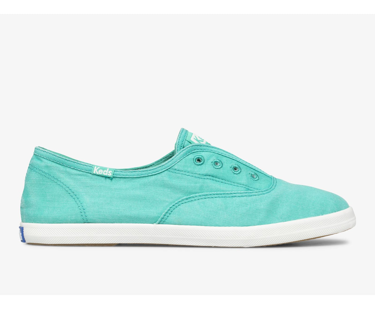 Women Chillax Neon Twill Washable Turquoise - Keds