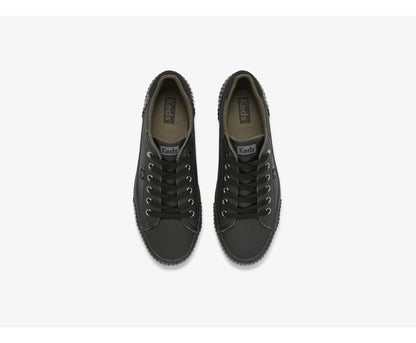 Women Demi TRX Leather Black Black - Keds