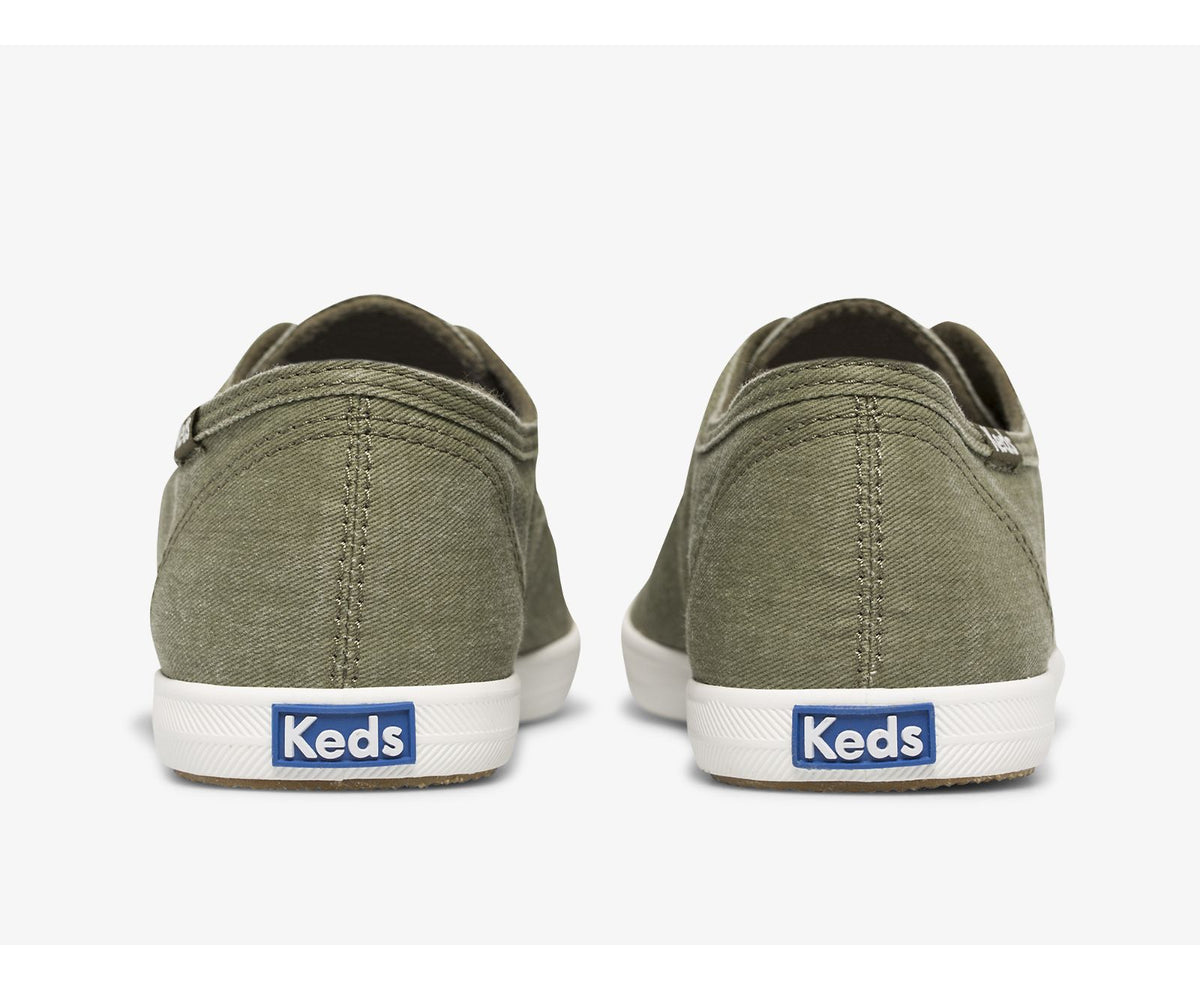 Women Chillax Washable Feat. Organic Cotton Olive - Keds