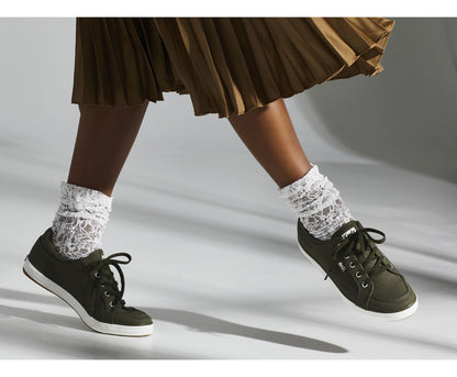 Women Center II Canvas Olive - Keds