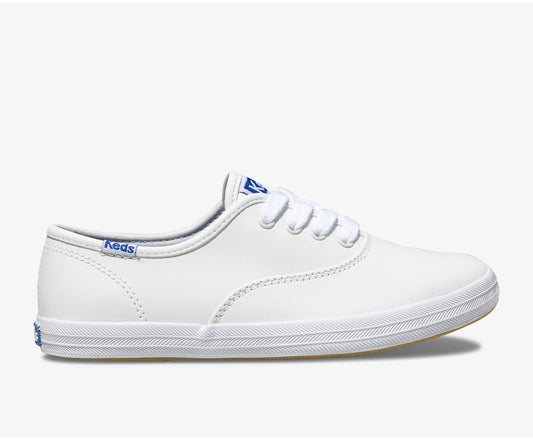 Girls Big Kid's Champion CVO Sneaker Leather White Leather - Keds