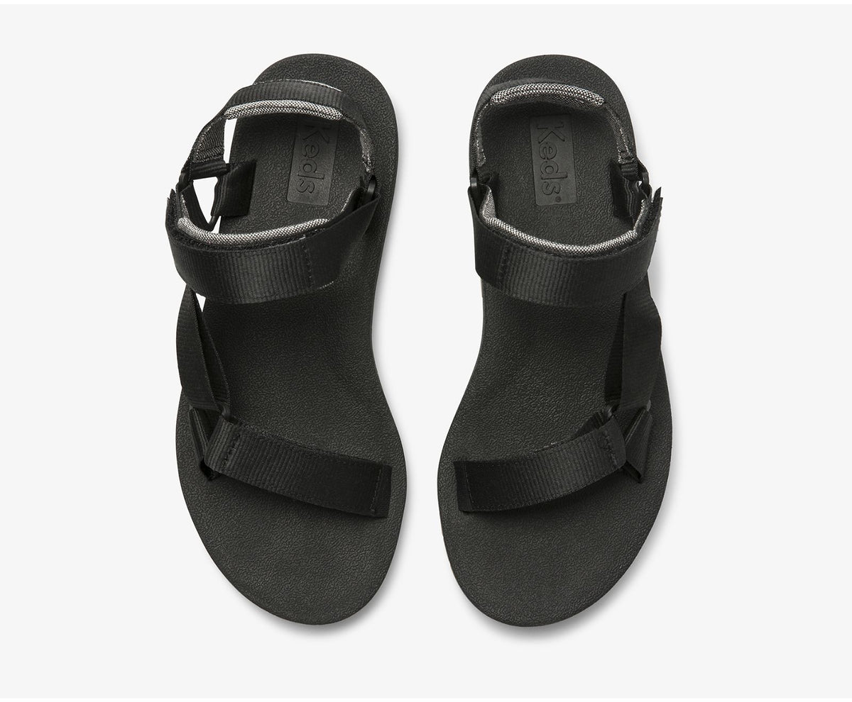 Women Trio Eco Sandal with Tencel™ Black - Keds